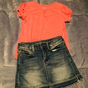 Calvin Klein Jean Skirt